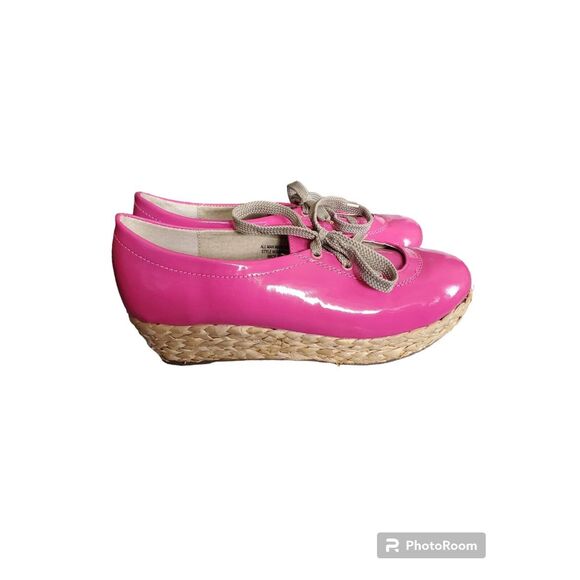 Bertini Pink Patent Leather Womens Shoes 7 - Picture 4 of 6